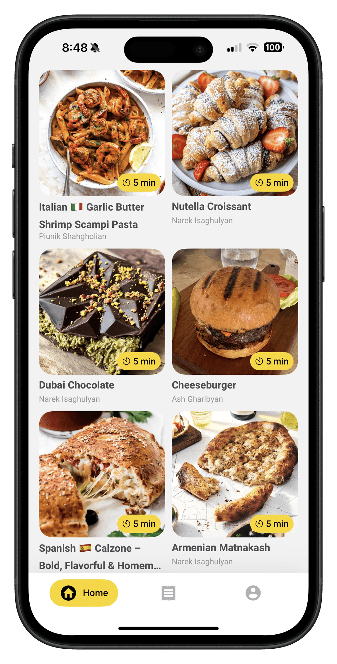 Featured meals