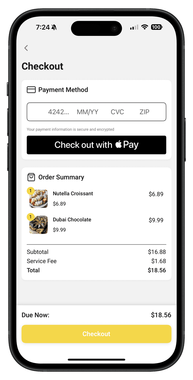Payment iPhone